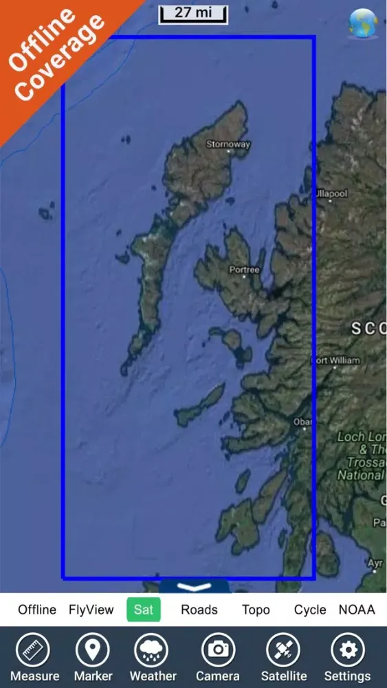 Marine : Hebrides GPS Map fishing chart Navigator應用截圖