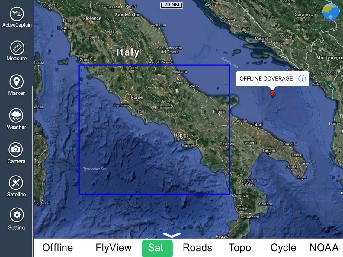 صور Marine : Lazio & Campania HD - GPS chart Navigator iPad 