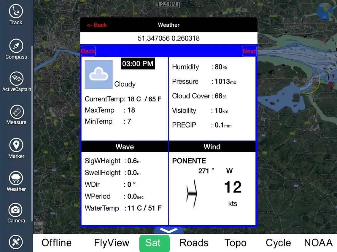 تصاویر Marine : London - Thames HD - GPS Map Navigator iPad 