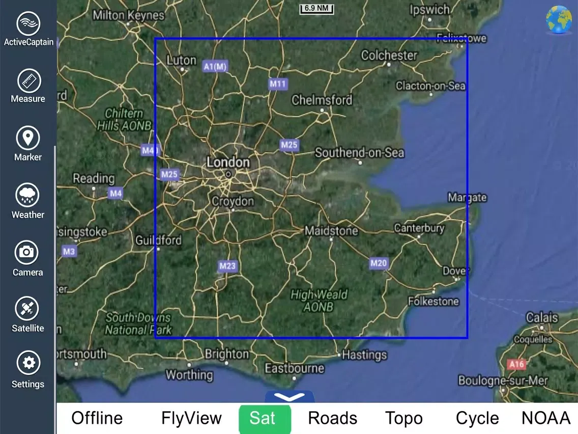 تصاویر Marine : London - Thames HD - GPS Map Navigator iPad 