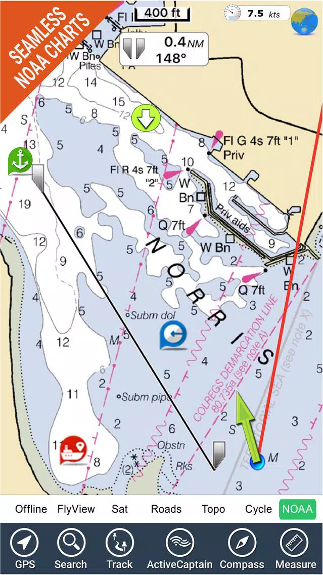 Boating Miami to Key West GPS应用截图