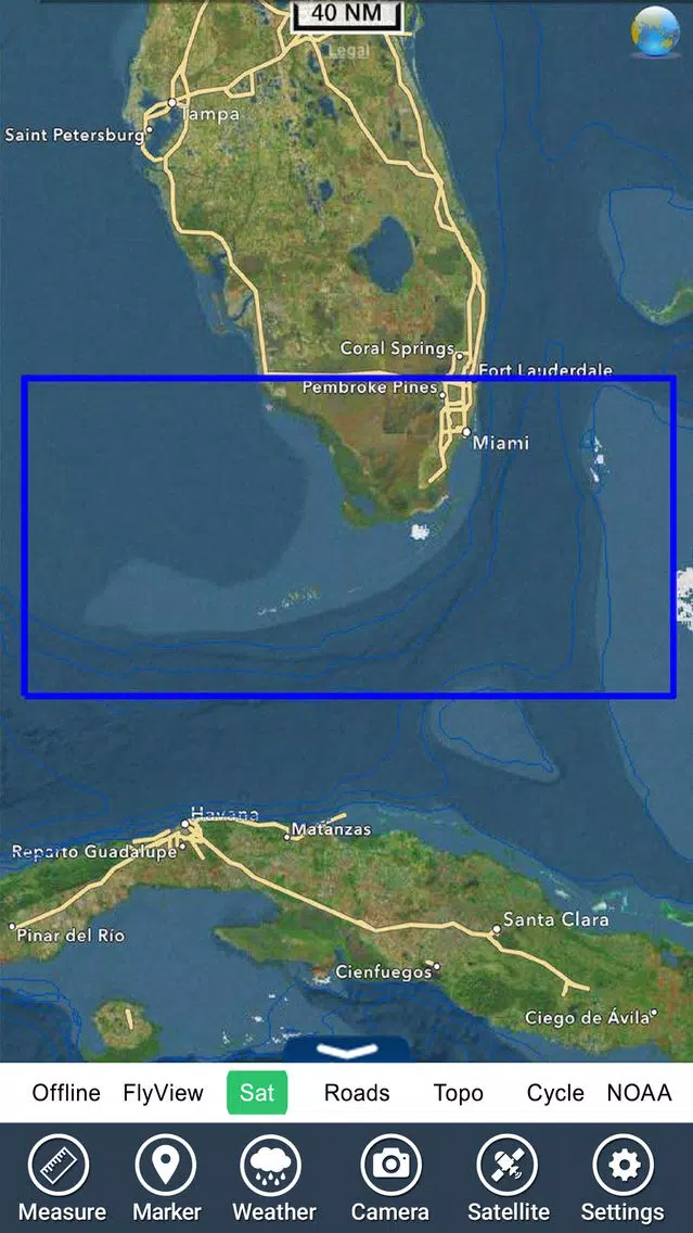 Boating Miami to Key West GPS应用截图