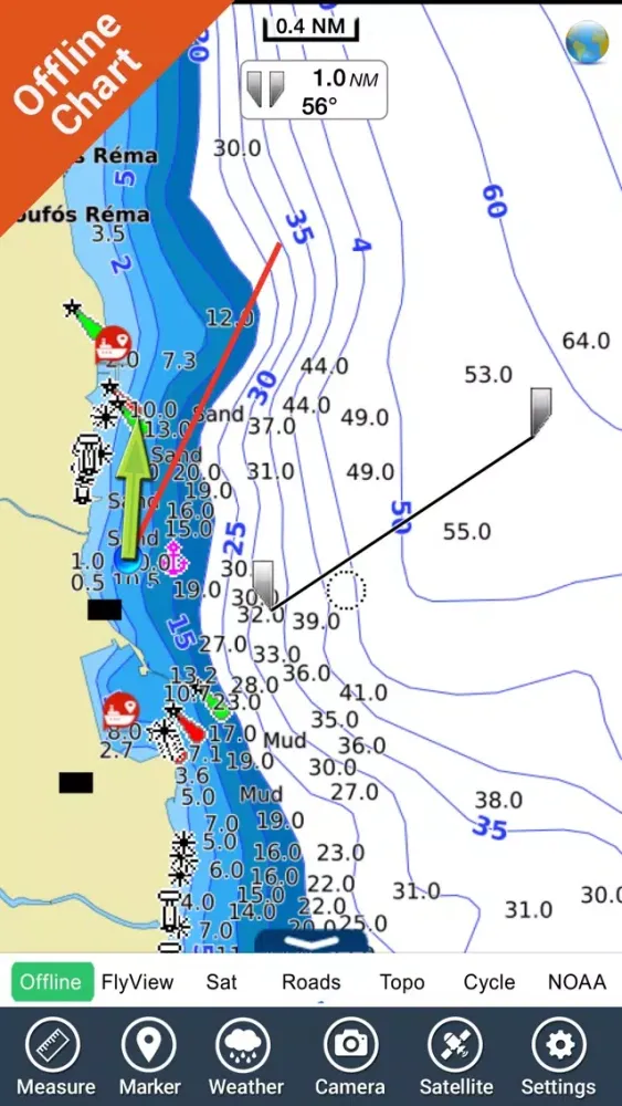 Marine: Aegean Sea (North) HD - GPS Map Navigator 스크린샷