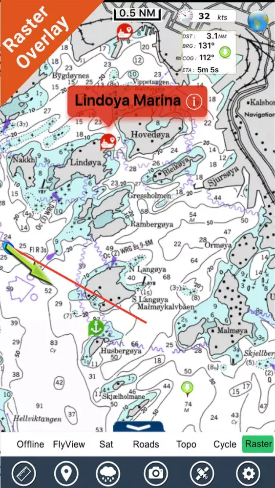 Oslo Fjord GPS Nautical Charts Ekran Görüntüleri