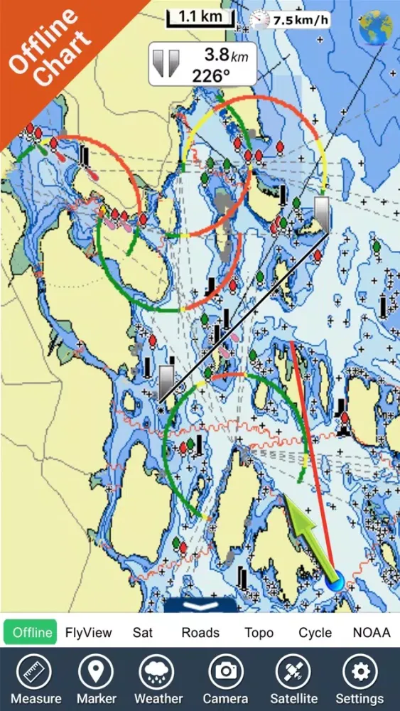 Oslo Fjord GPS Nautical Charts Ekran Görüntüleri