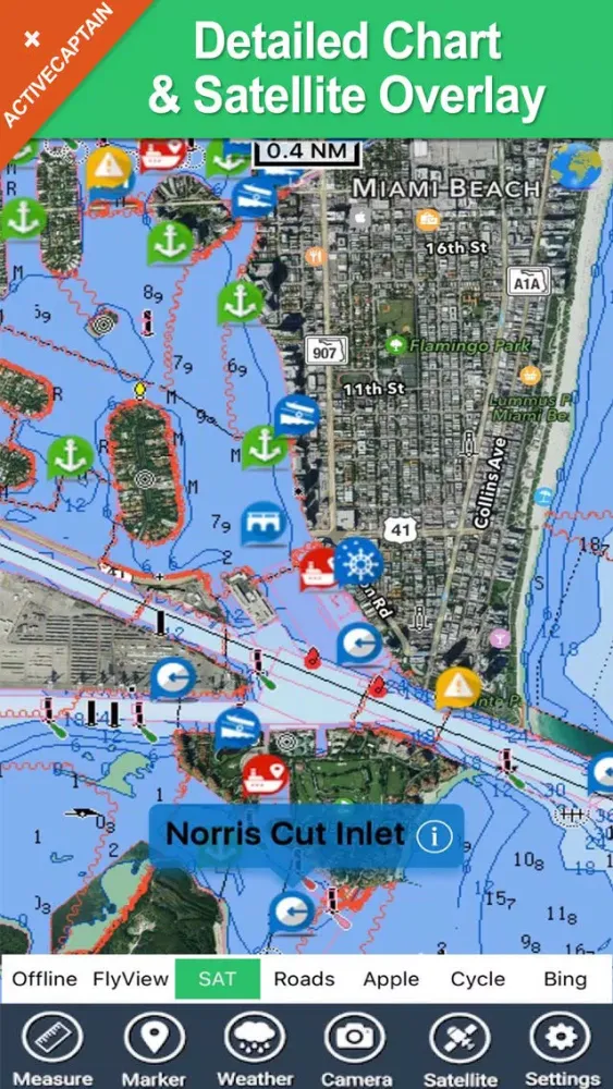 Porto Rico & Navassa Island GPS charts Navigator Screenshots