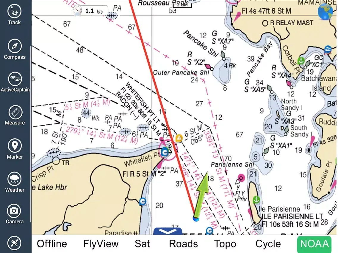 US Rivers HD GPS Map Navigator iPad Screenshots
