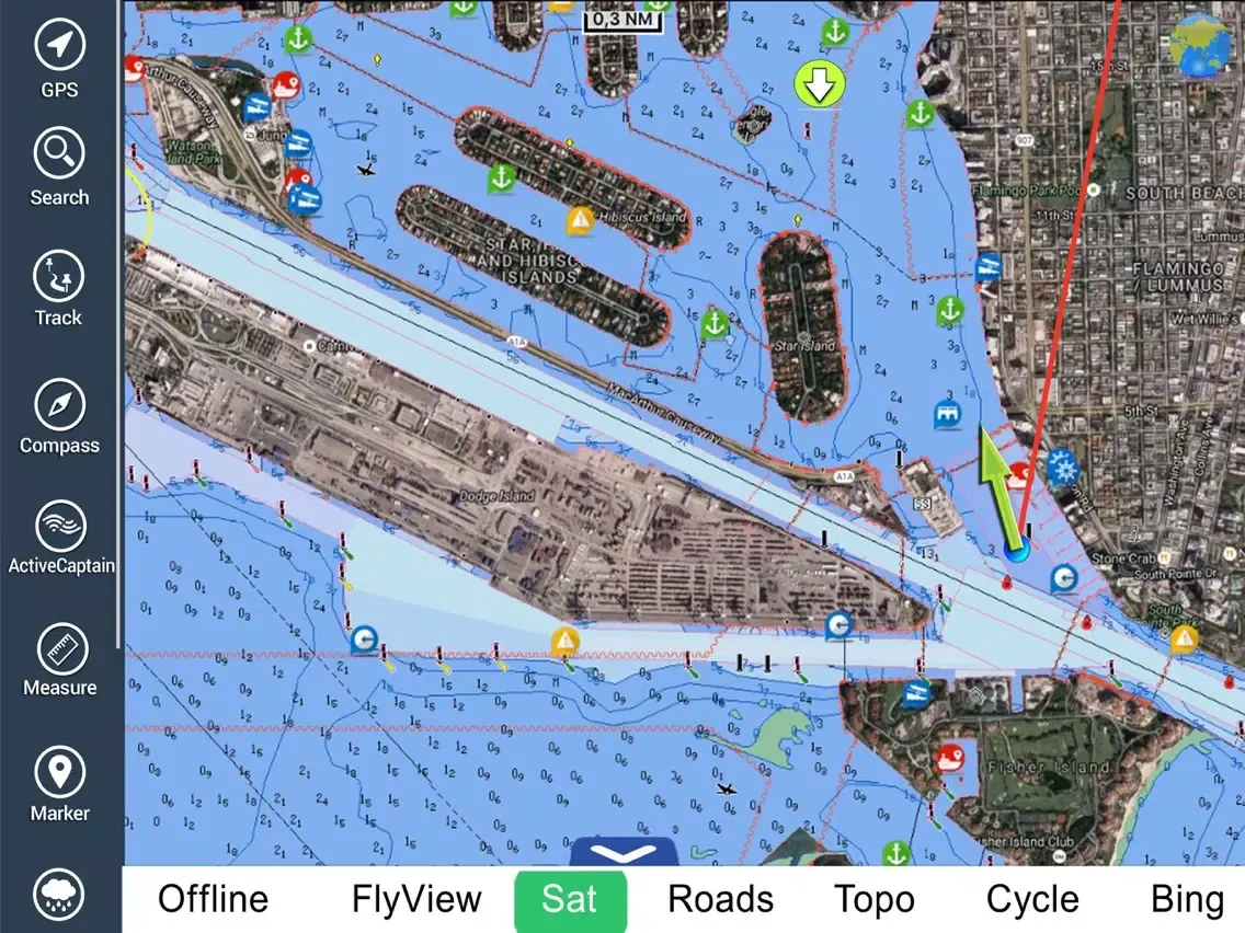 US Rivers HD GPS Map Navigator iPad Screenshots
