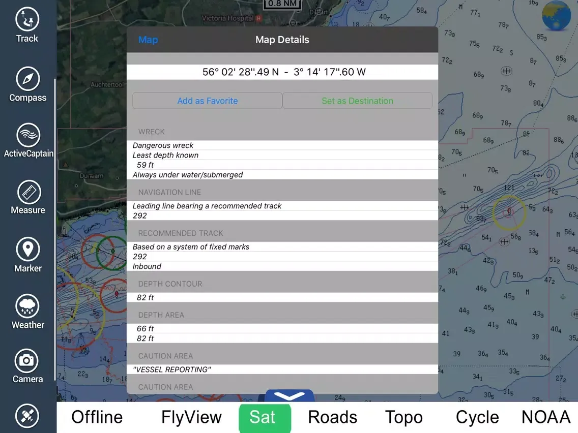 Screenshot di Scotland Nautical Chart HD GPS iPad 