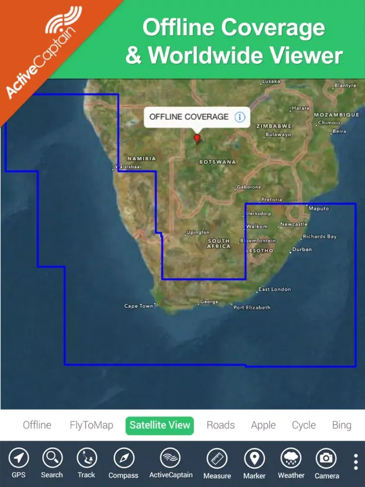 صور Marine: South Africa HD - GPS Map Navigator iPad 