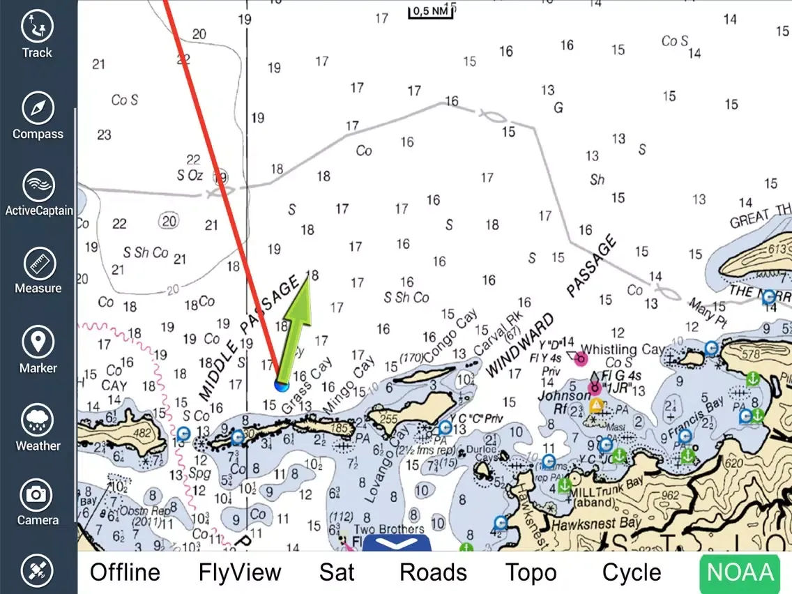 Virgin Islands HD GPS Map Navigator iPad  Screenshots
