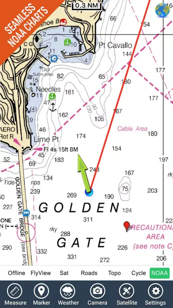 Boating US West & Alaska GPS chart navigator Screenshots