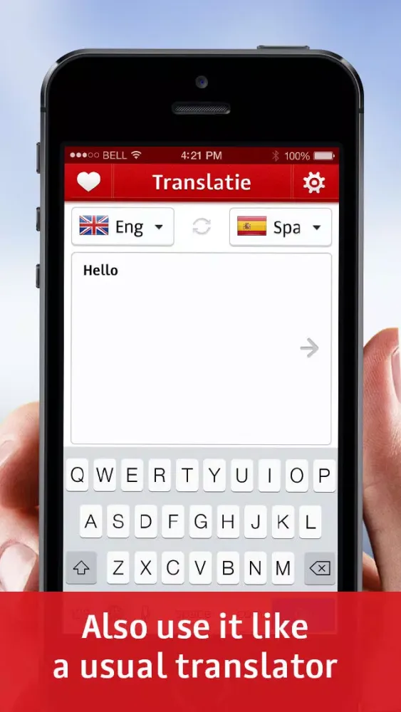 ภาพหน้าจอของ Translatie - Instant Translation in any Application