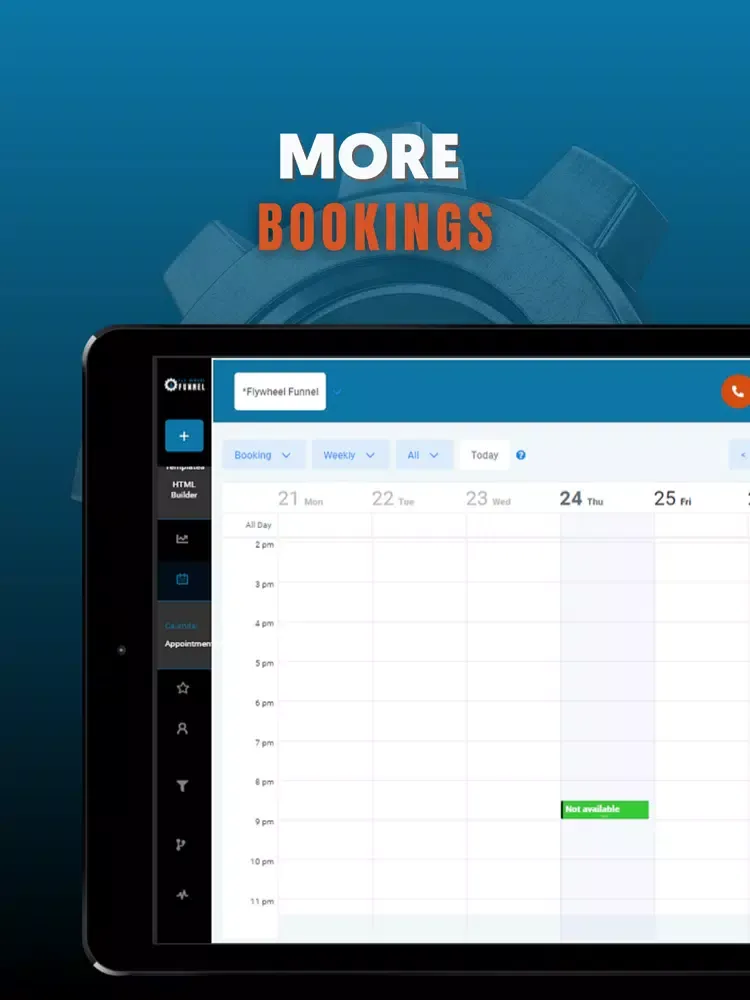 FlyWheel Funnel iPad  Screenshots
