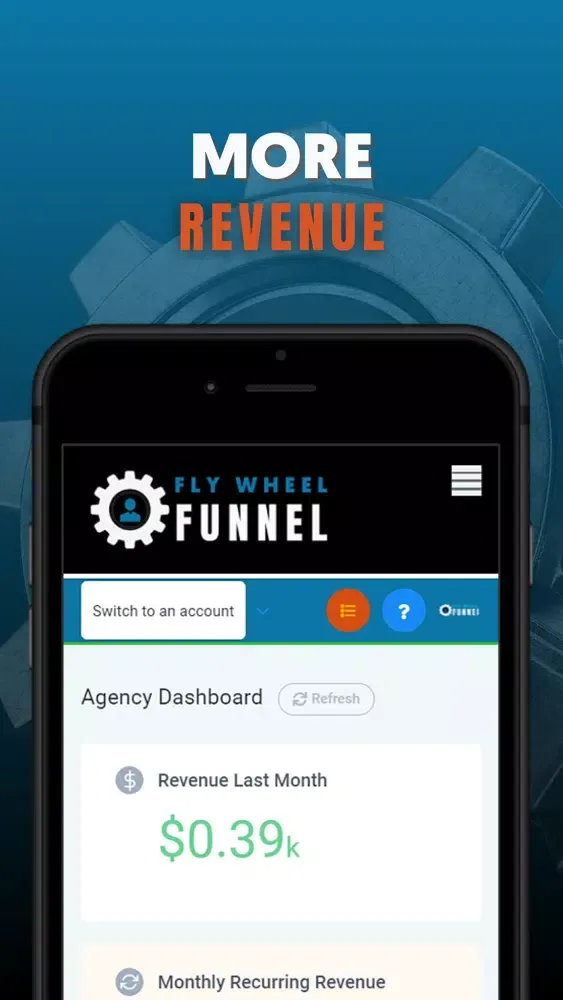 FlyWheel Funnel Screenshots