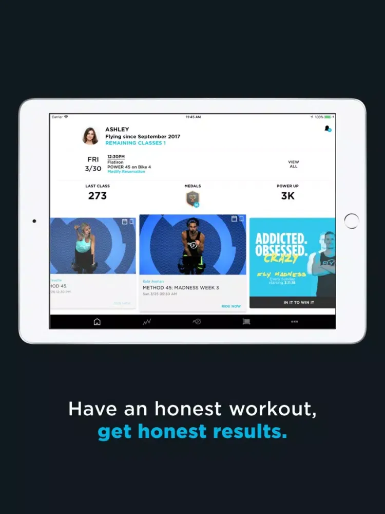 Flywheel Sports iPad 应用截图