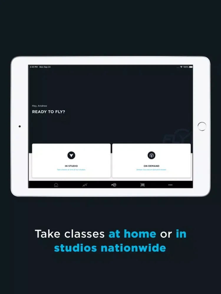 Flywheel Sports iPad 应用截图