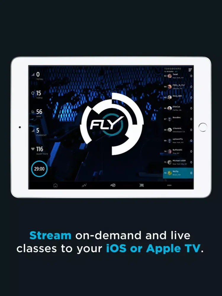 Flywheel Sports iPad 应用截图