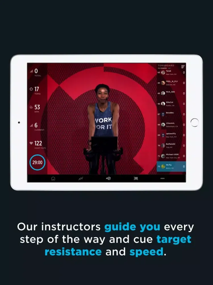 Flywheel Sports iPad 应用截图