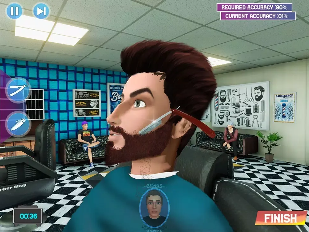 Barber Shop Beauty Salon & Spa iPad  스크린샷