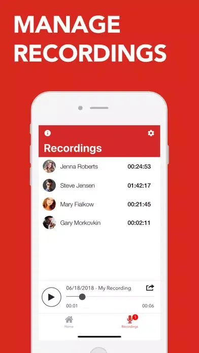 Screenshot di Call Recorder for iPhone - Rec
