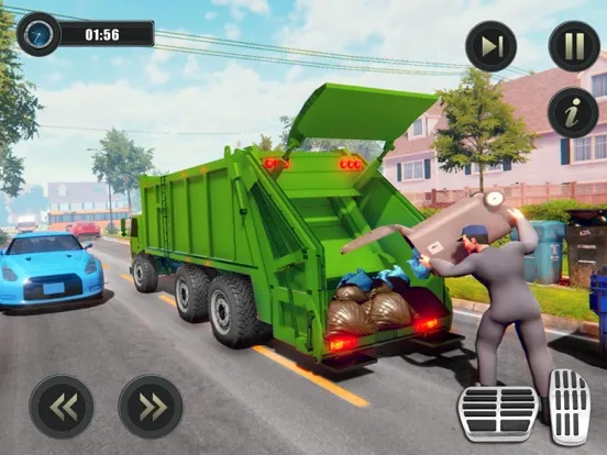 Capturas de tela do City Garbage Cleaner Dump Game iPad 