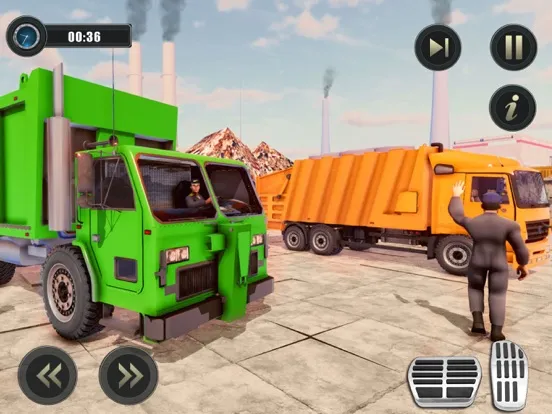 Capturas de tela do City Garbage Cleaner Dump Game iPad 