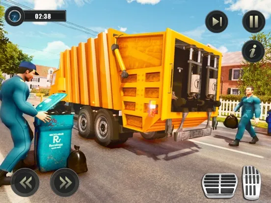 Capturas de tela do City Garbage Cleaner Dump Game iPad 