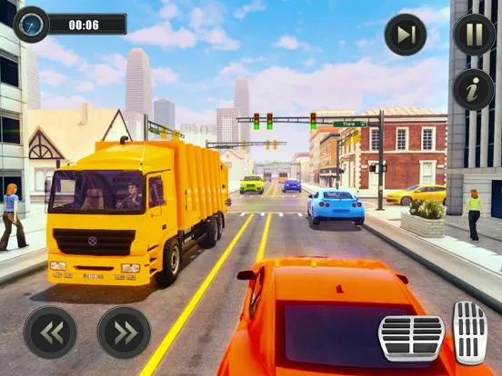 Capturas de tela do City Garbage Cleaner Dump Game iPad 
