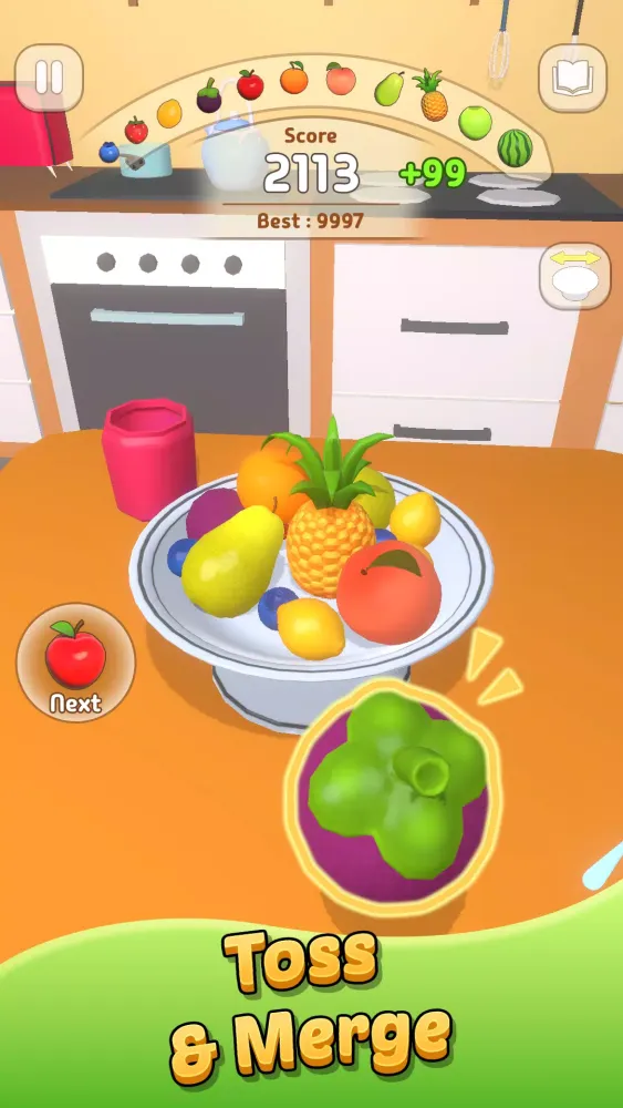 Скриншоты Toss and Merge: Fruit Mount