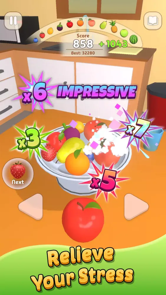 Скриншоты Toss and Merge: Fruit Mount