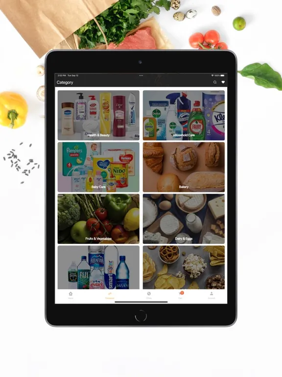 F Mart Grocer iPad 应用截图