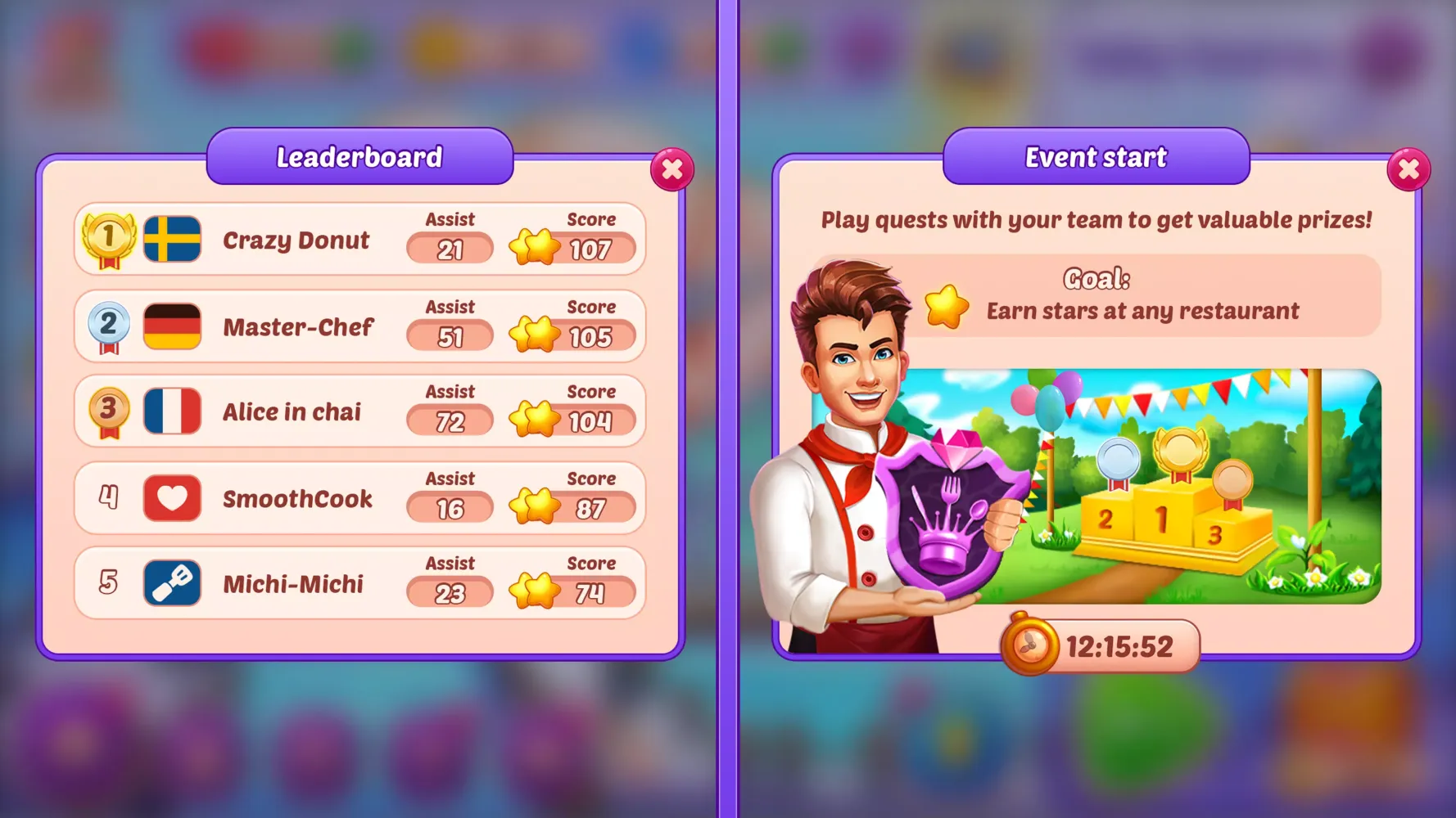 Cooking Crush স্ক্রিনশট
