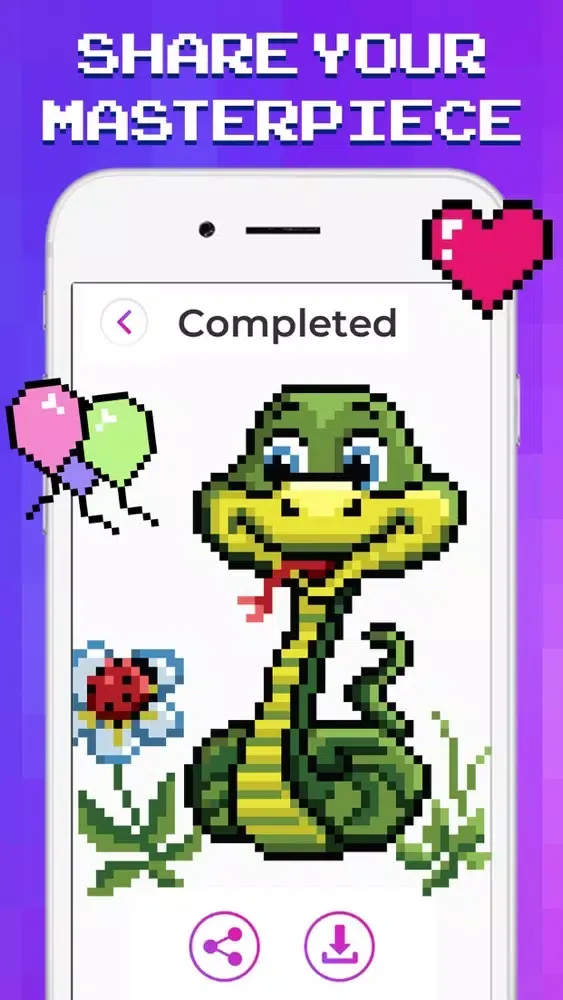 Pixel Paint - Color by Number Ekran Görüntüleri