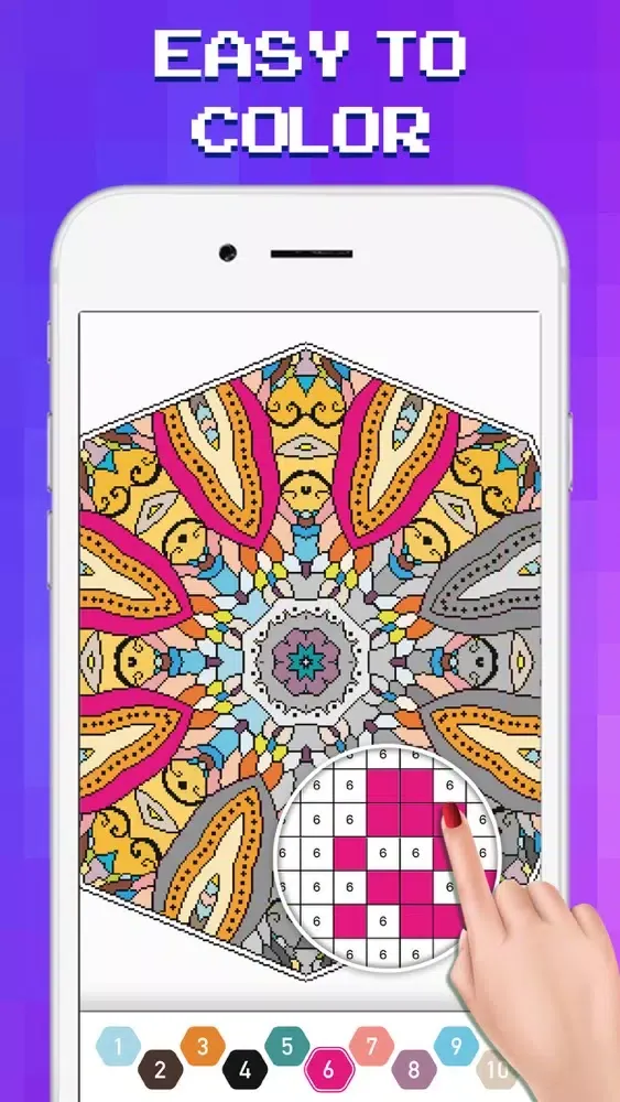 Pixel Paint - Color by Number Ekran Görüntüleri