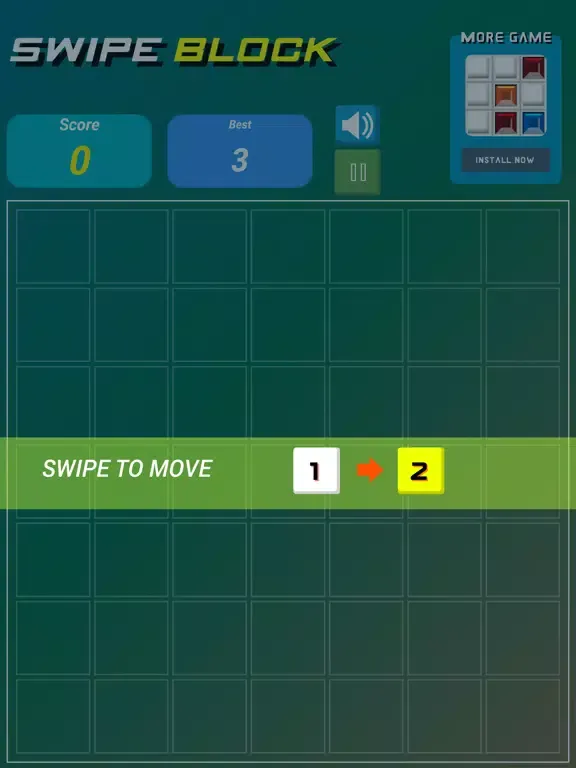 Swipe Block: Number Ascending iPad  Screenshots