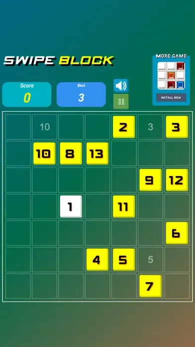Swipe Block: Number Ascending Screenshots