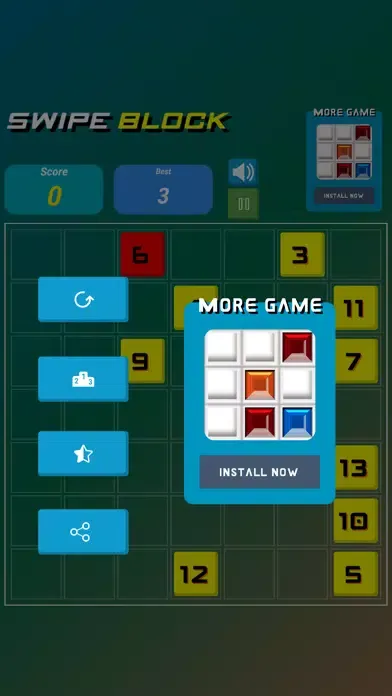 Swipe Block: Number Ascending Screenshots