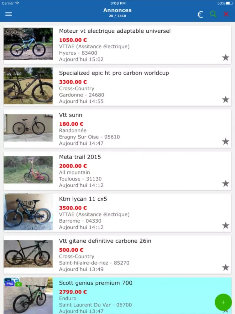 Troc Vélo iPad  স্ক্রিনশট