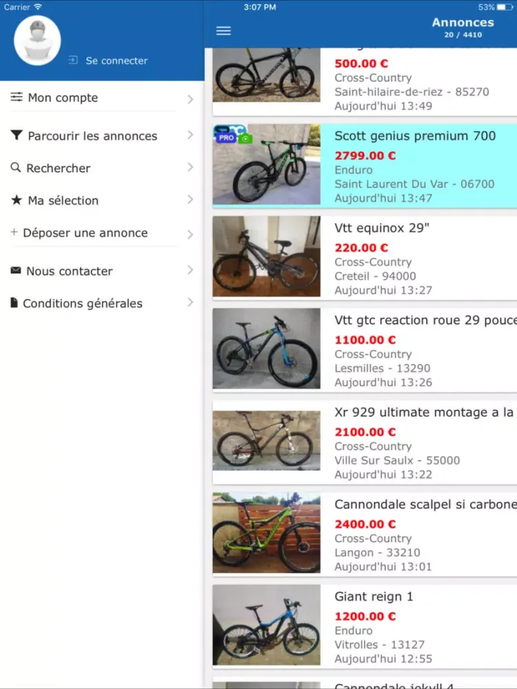 Troc Vélo iPad  স্ক্রিনশট