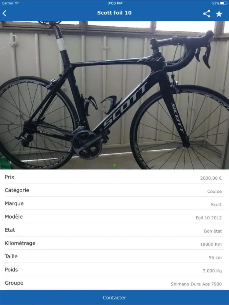 Troc Vélo iPad  স্ক্রিনশট