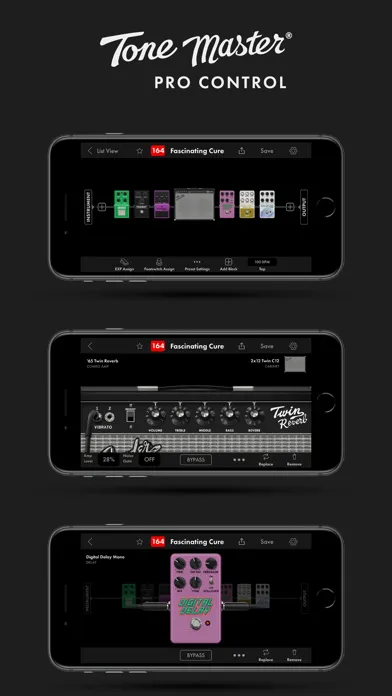 Fender Pro Control Ekran Görüntüleri