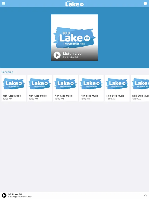 Lake FM iPad  スクリーンショット