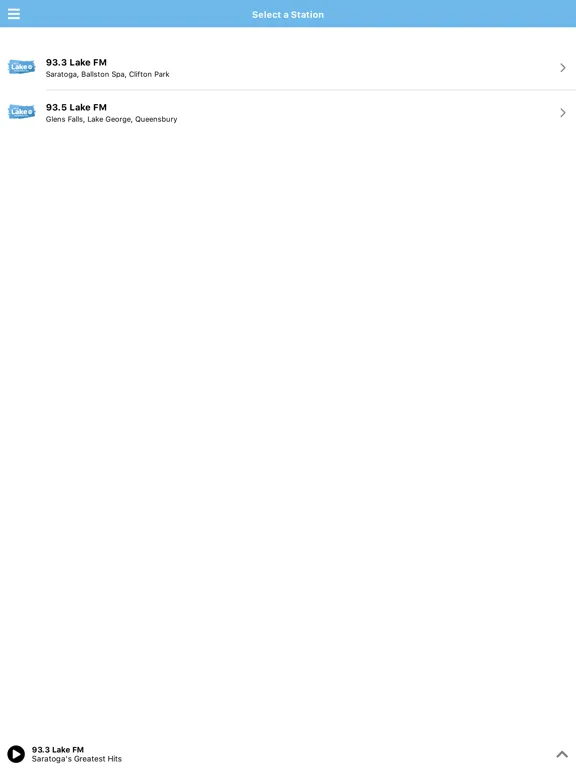 Lake FM iPad  スクリーンショット
