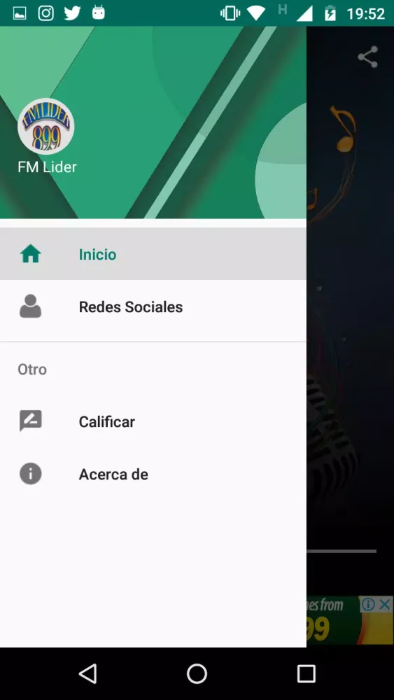 Zrzuty ekranu FM Lider