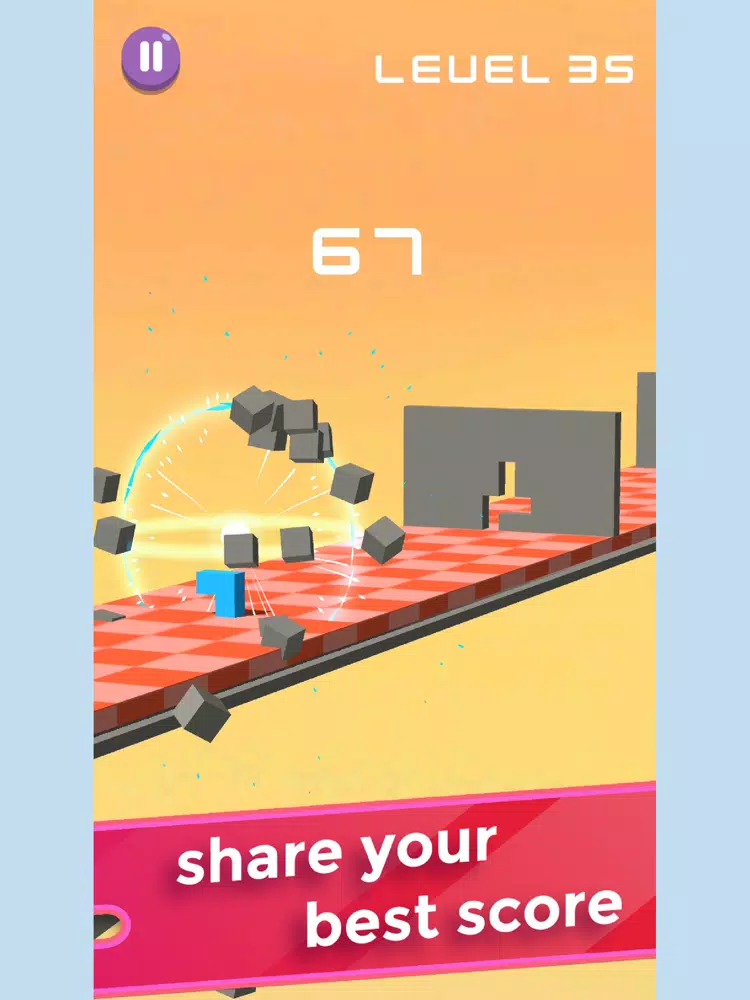 Zrzuty ekranu Tetro Block Puzzle – Shape Run iPad 