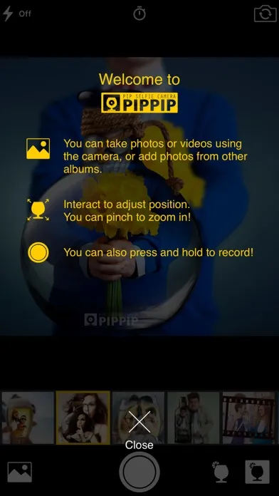 Capturas de pantalla de PiPPiP - PIP Camera Selfie
