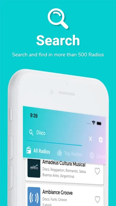Captures d'écran de Disco Music - Disco Radio