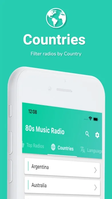 Capturas de pantalla de 80s Radio Music