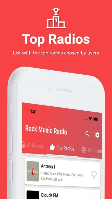 Tangkapan skrin Rock Music - Rock Radio